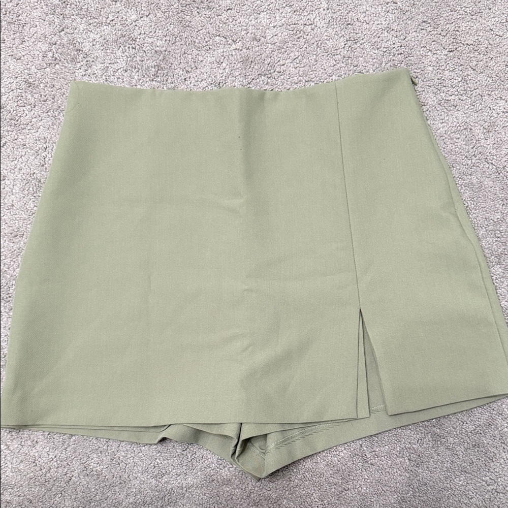 Zara Sage Green Women's Skort